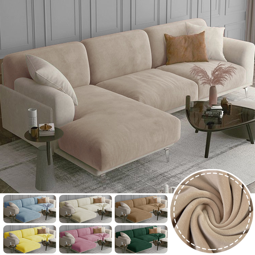 Outdoor Furniture Bali Style - Luxury Soft Velvet Sofa Seat Cover