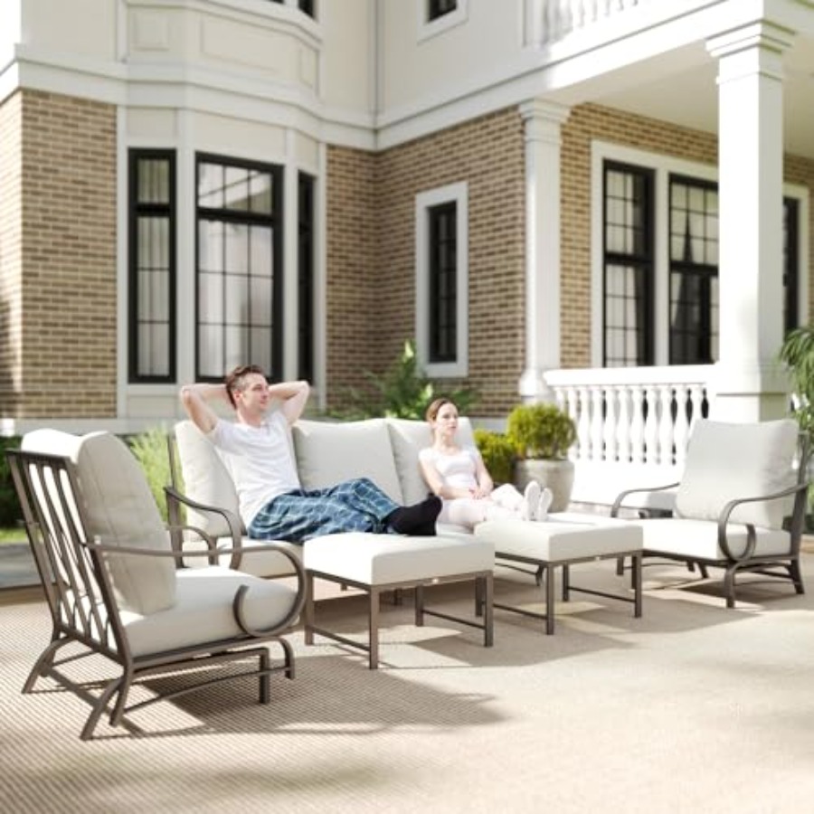 Outdoor Furniture Diy - 5 Piece Patio Furniture Set with
