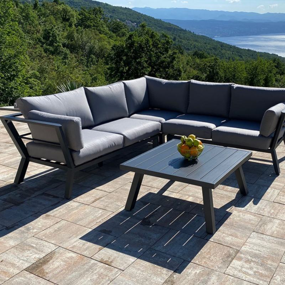 Outdoor Furniture Quick Dry - Patio Aluminum Furniture Comfortable Thick Upholstered