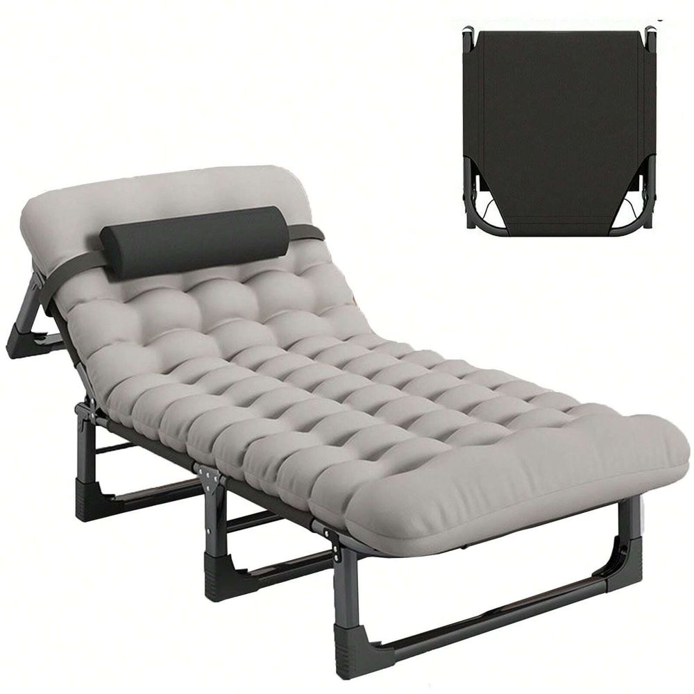 Outdoor Furniture Cheap - Cot, 4 Positions Adjustable Reclining Folding