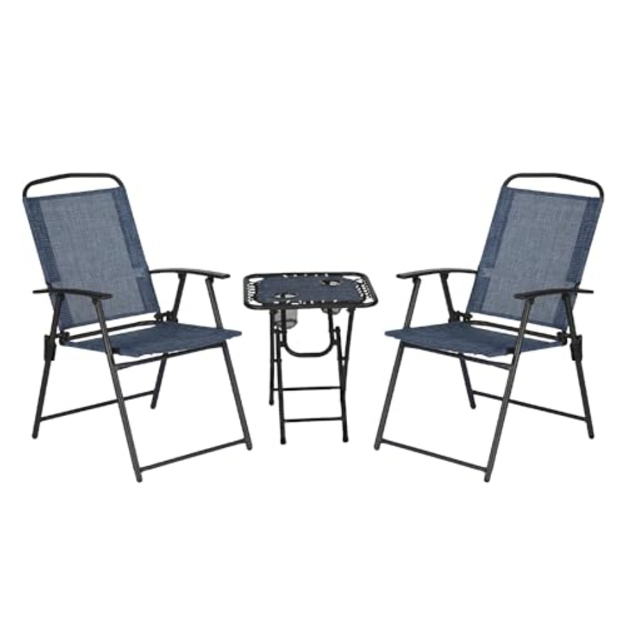 Outdoor Furniture In - Trapper's Peak 3-Piece Folding Outdoor Patio