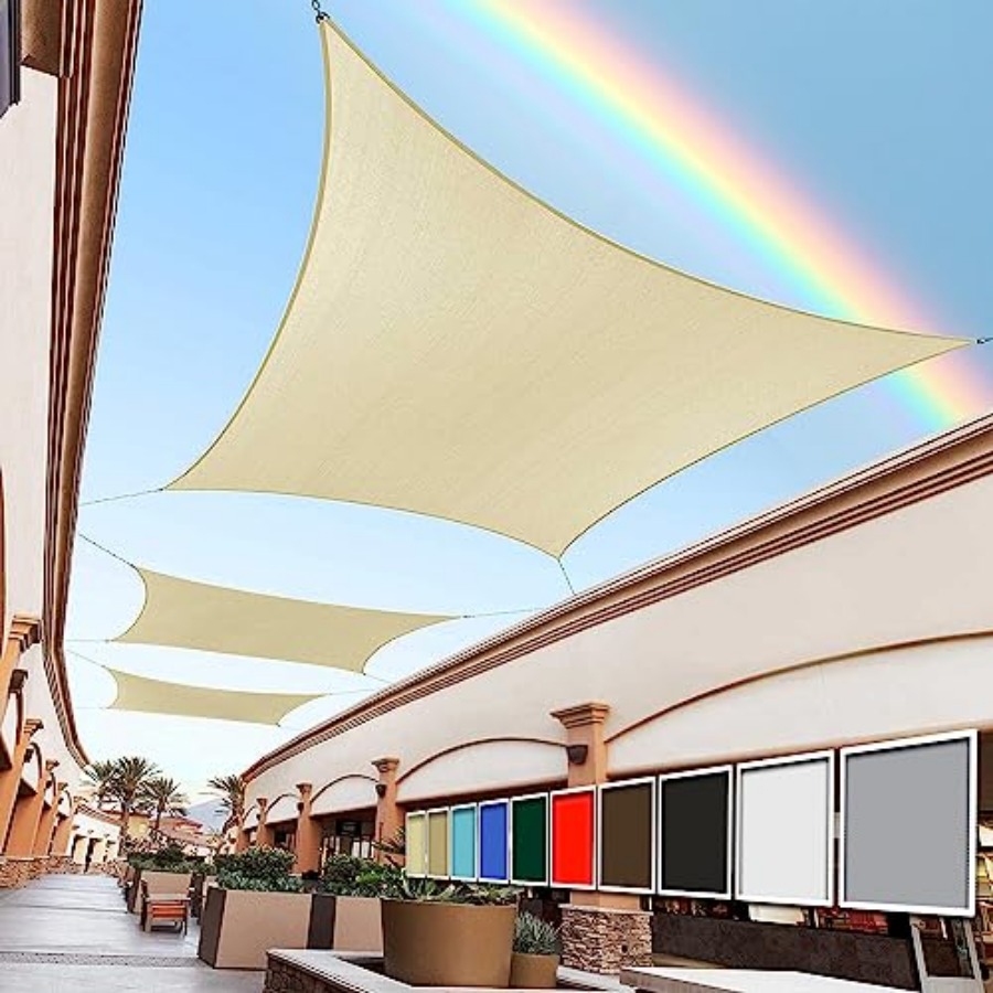 Sun Sail Shade - 10' x 16' Rectangle Sun Shade