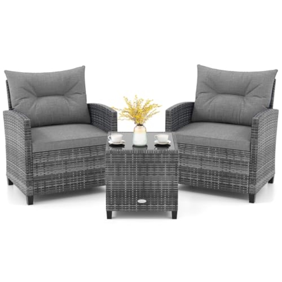 Outdoor Furniture In - KOTEK 3 Piece Patio Furniture Set