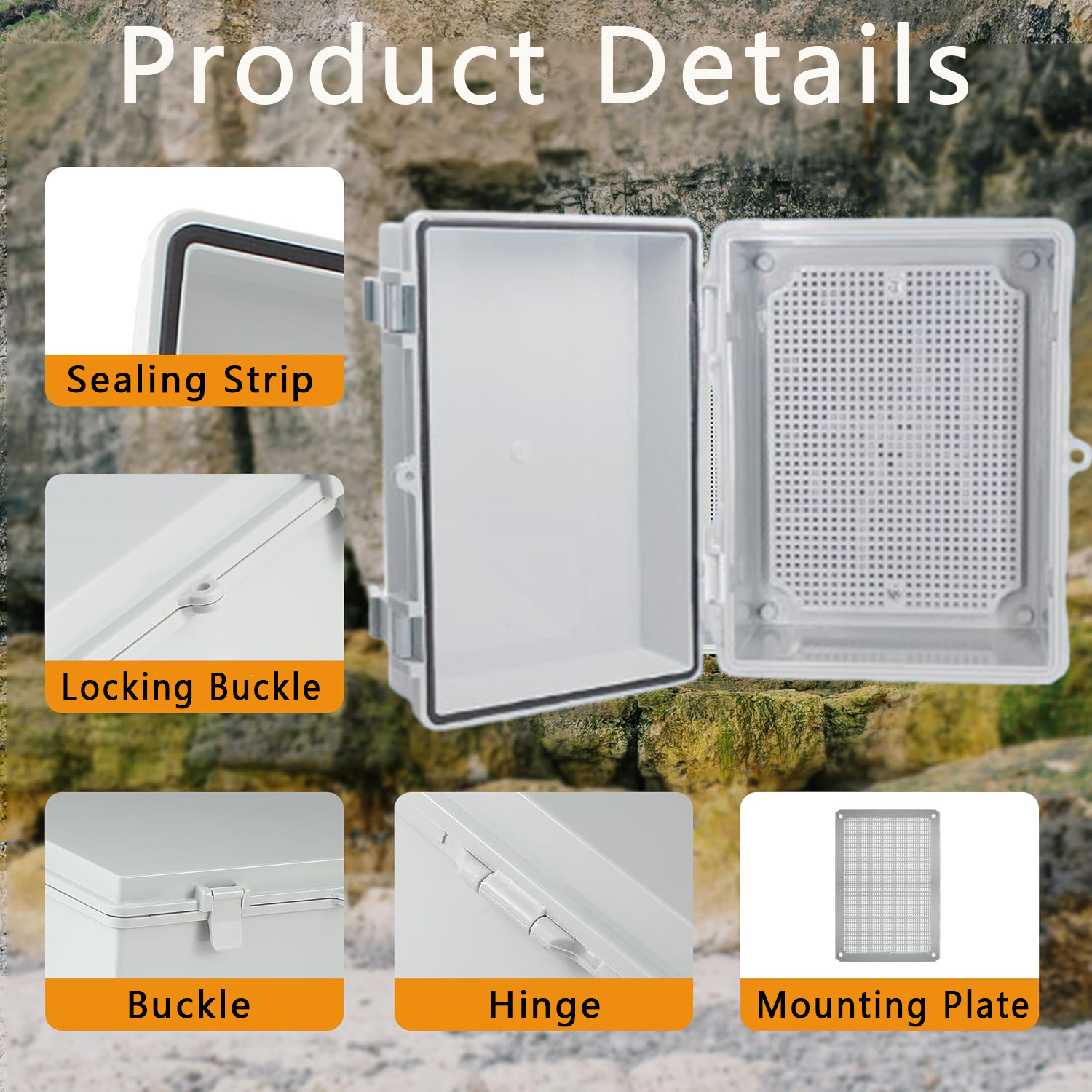 Ip66 Abs Pc Hinged Plastic Enc - Outdoor Furniture Outlet avis et prix