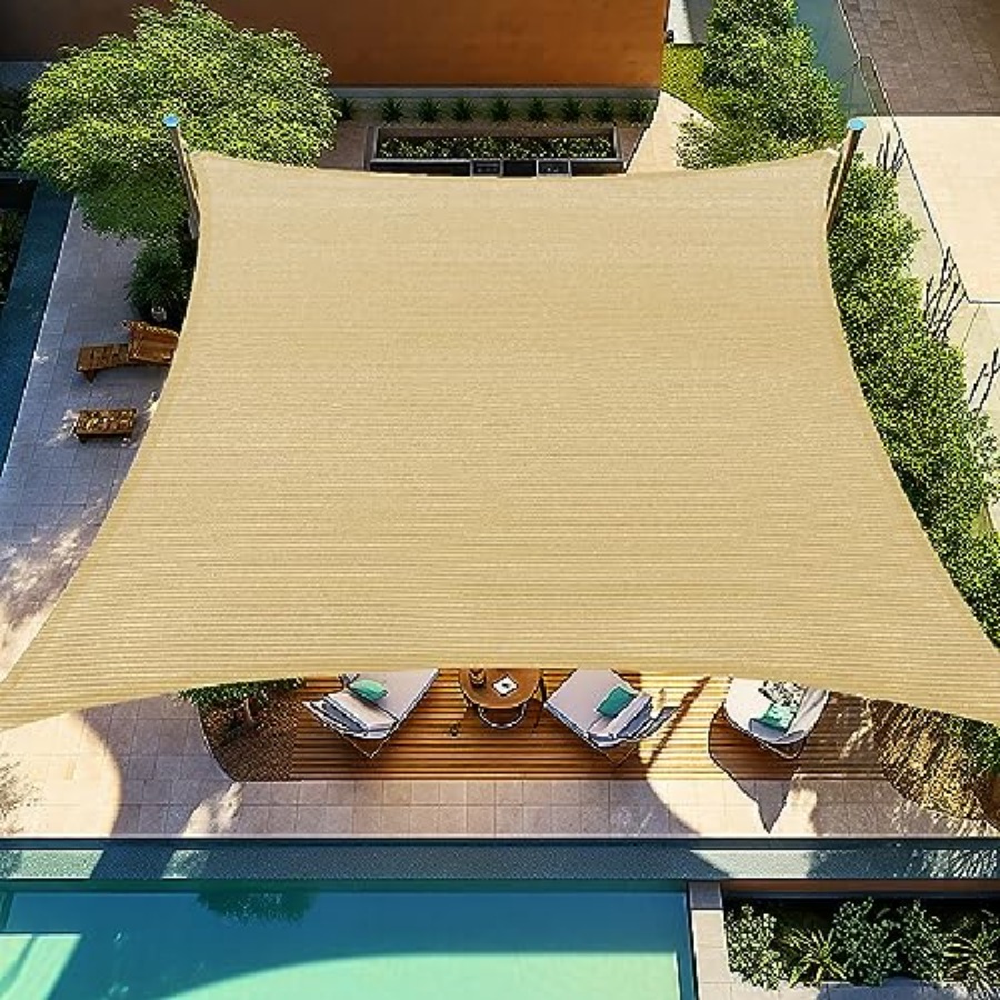 12'x16' Sun Shade Sails Curved - Sun Sail Shade avis et prix
