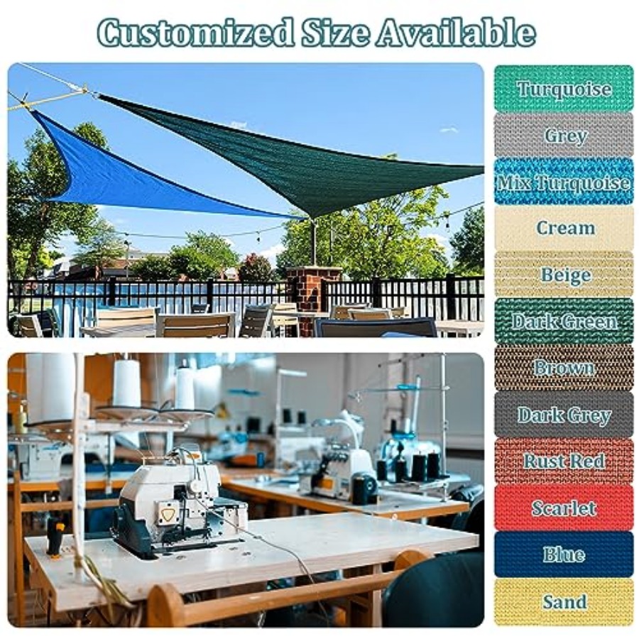 12'x16' Sun Shade Sails Curved - Sun Sail Shade avis et prix