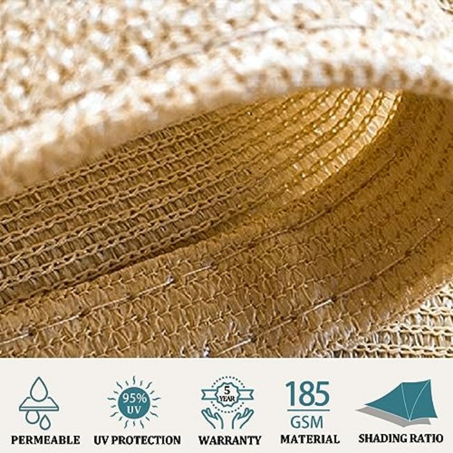 12'x16' Sun Shade Sails Curved - Sun Sail Shade avis et prix