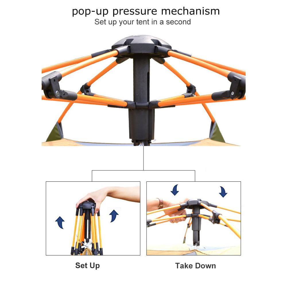 Desert&Fox 3-4 Person Dome Aut - Gazebo Pop Up avis et prix