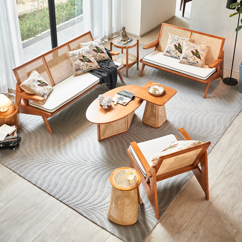 Designer Nordic Rattan Sofa Se - Outdoor Furniture Japanese Style avis et prix