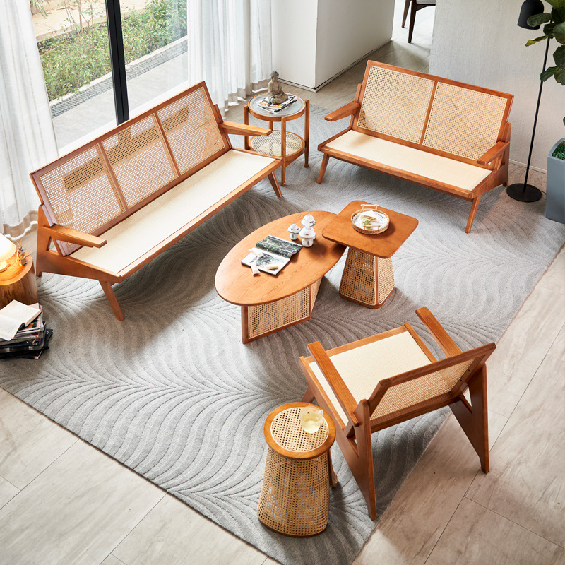 Designer Nordic Rattan Sofa Se - Outdoor Furniture Japanese Style avis et prix