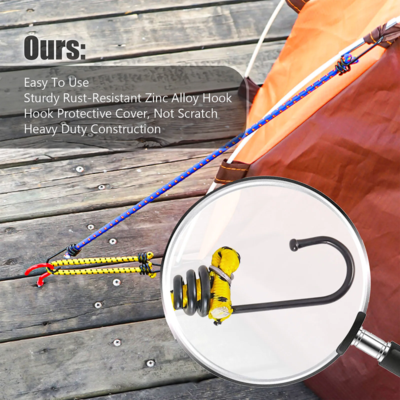 6Pcs Outdoor Camping Elastic R - Outdoor Furniture Rope avis et prix