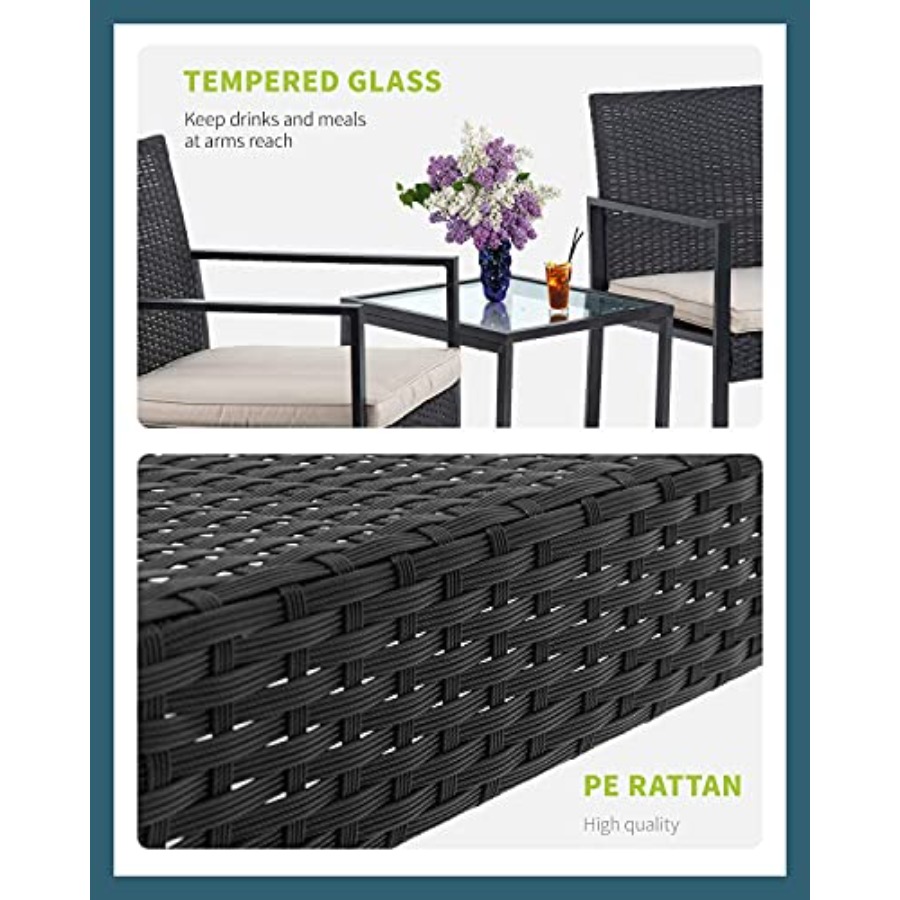 FDW 3 Pieces Outdoor Patio Fur - Outdoor Furniture In avis et prix