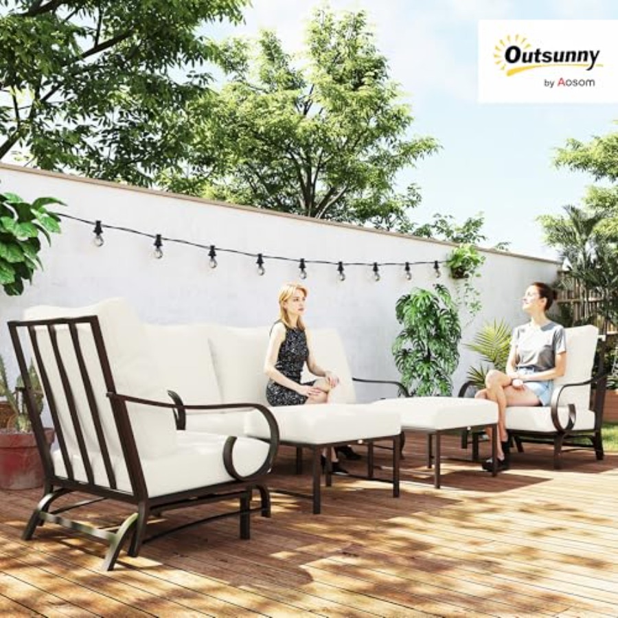 5 Piece Patio Furniture Set wi - Outdoor Furniture Diy avis et prix