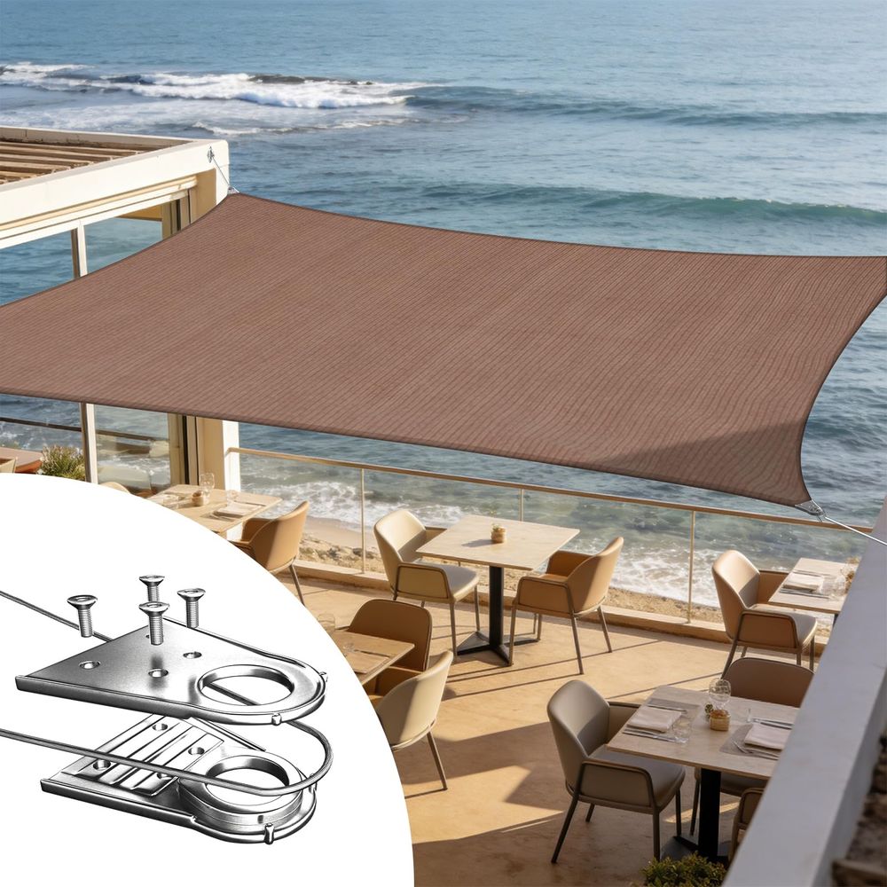 Heavy Duty 20 x 24 Brown Sun S - Sun Sail Shade avis et prix