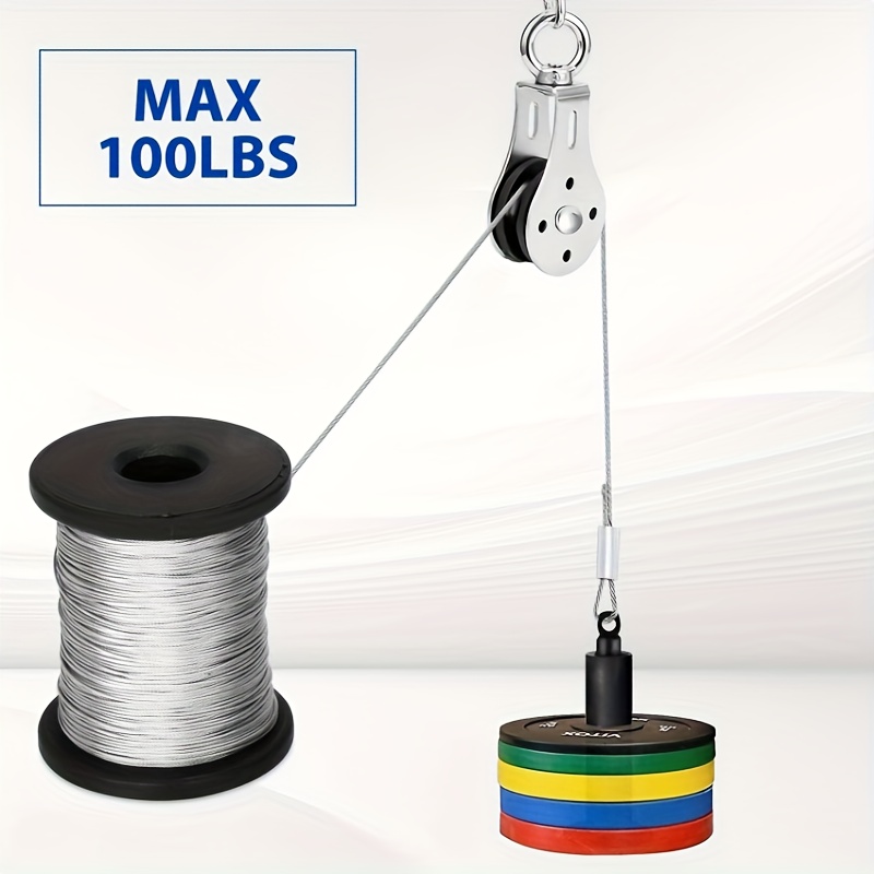 50m/196ft Stainless Steel Wire - Outdoor Furniture Rope avis et prix