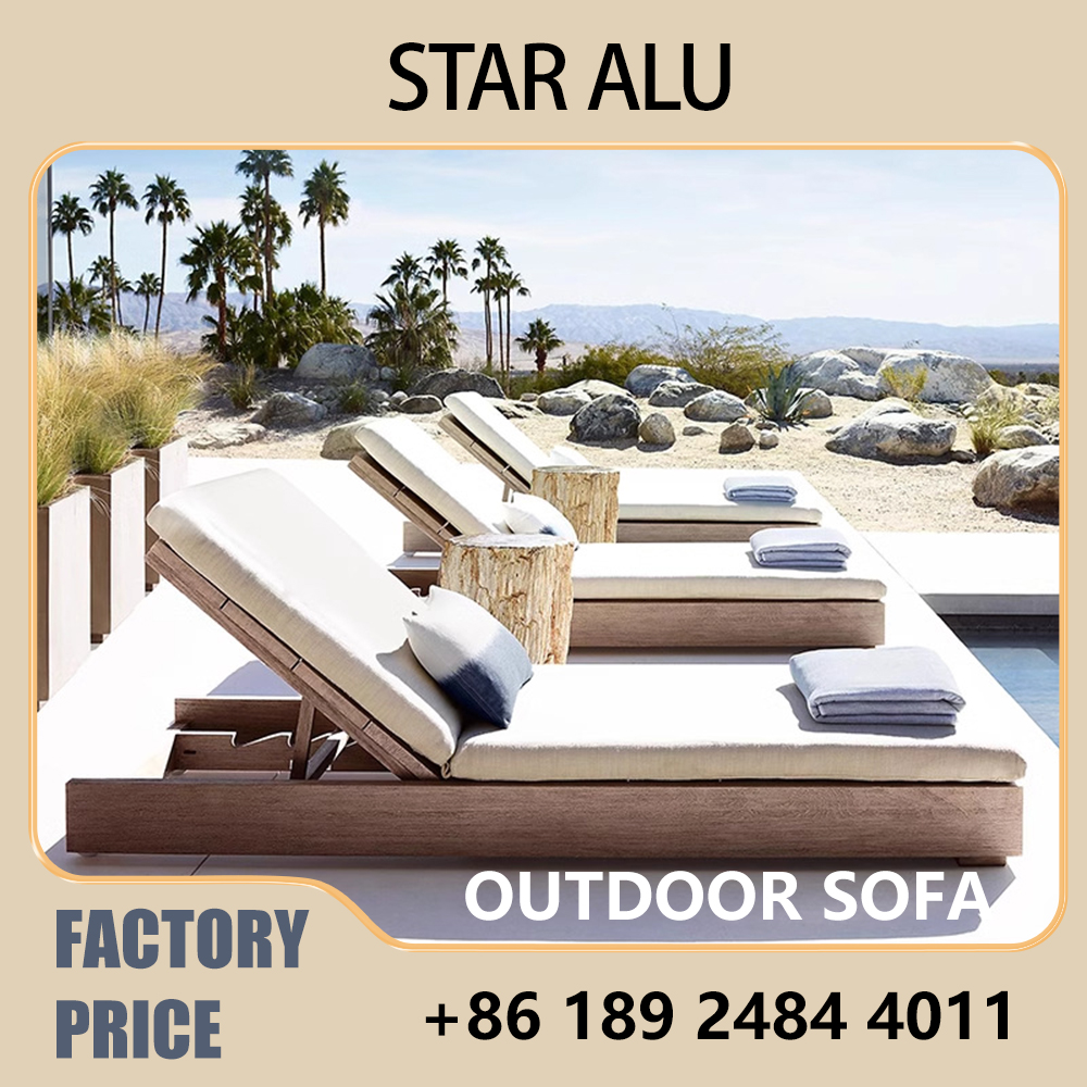 Outdoor Teak Wood Chaise Loung - Outdoor Furniture Quick Dry avis et prix