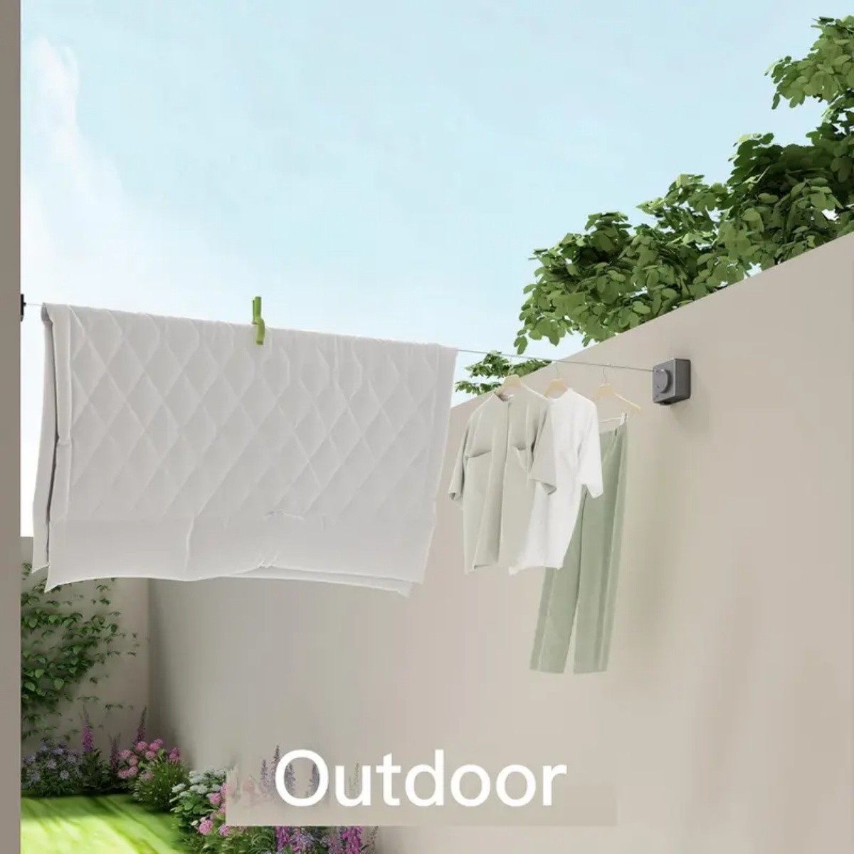 1 Pcs Indoor Retractable Cloth - Outdoor Furniture Rope avis et prix
