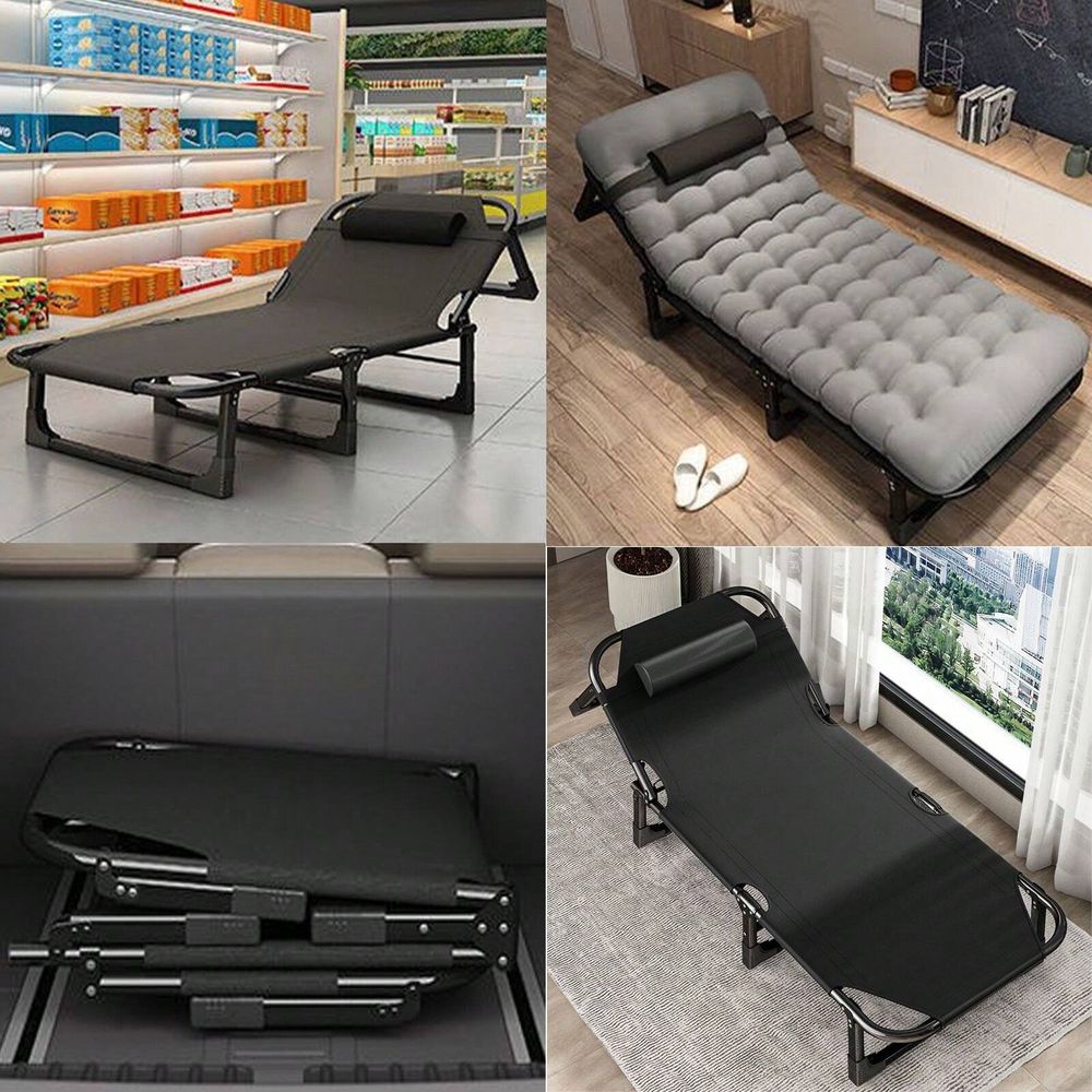 Cot, 4 Positions Adjustable Re - Outdoor Furniture Cheap avis et prix
