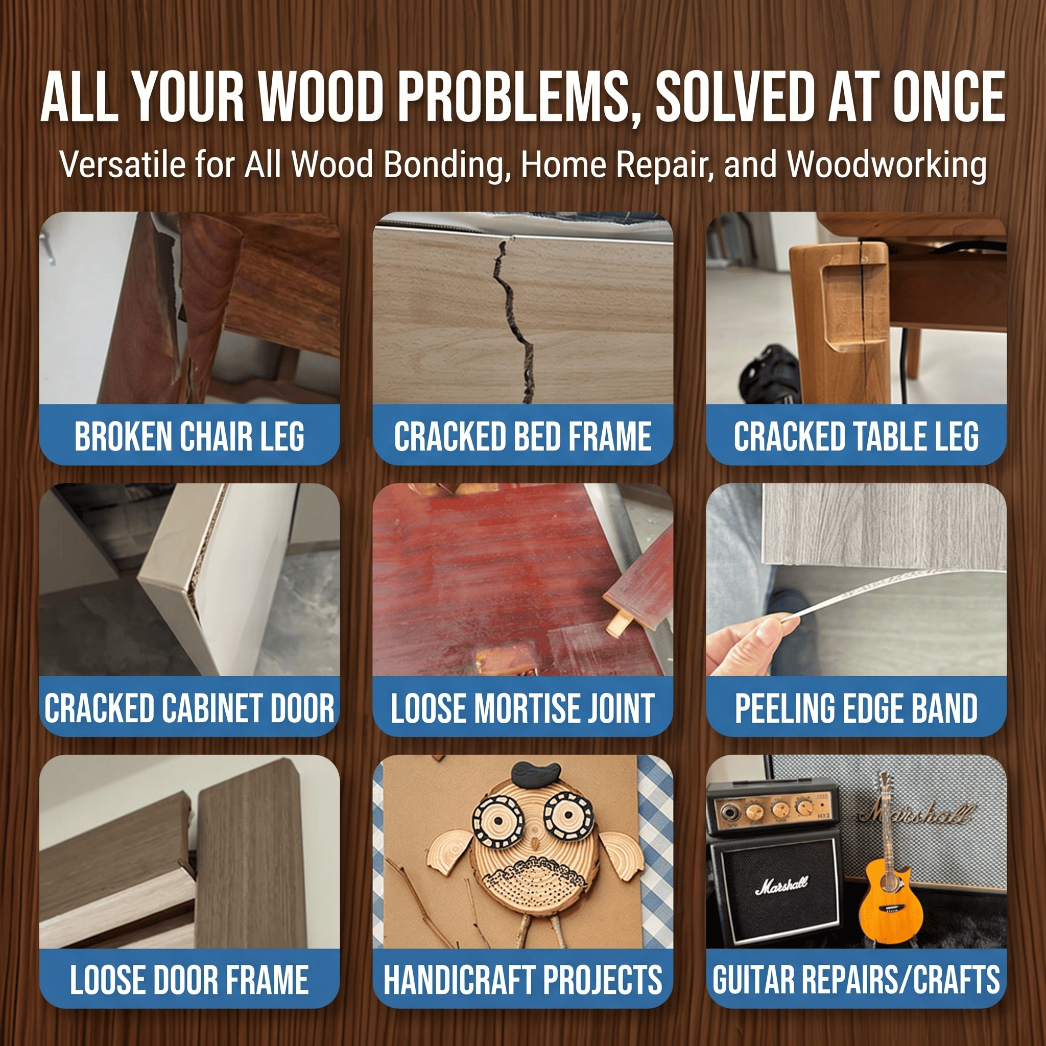 Premium Waterproof Wood Glue F - Outdoor Furniture Diy avis et prix