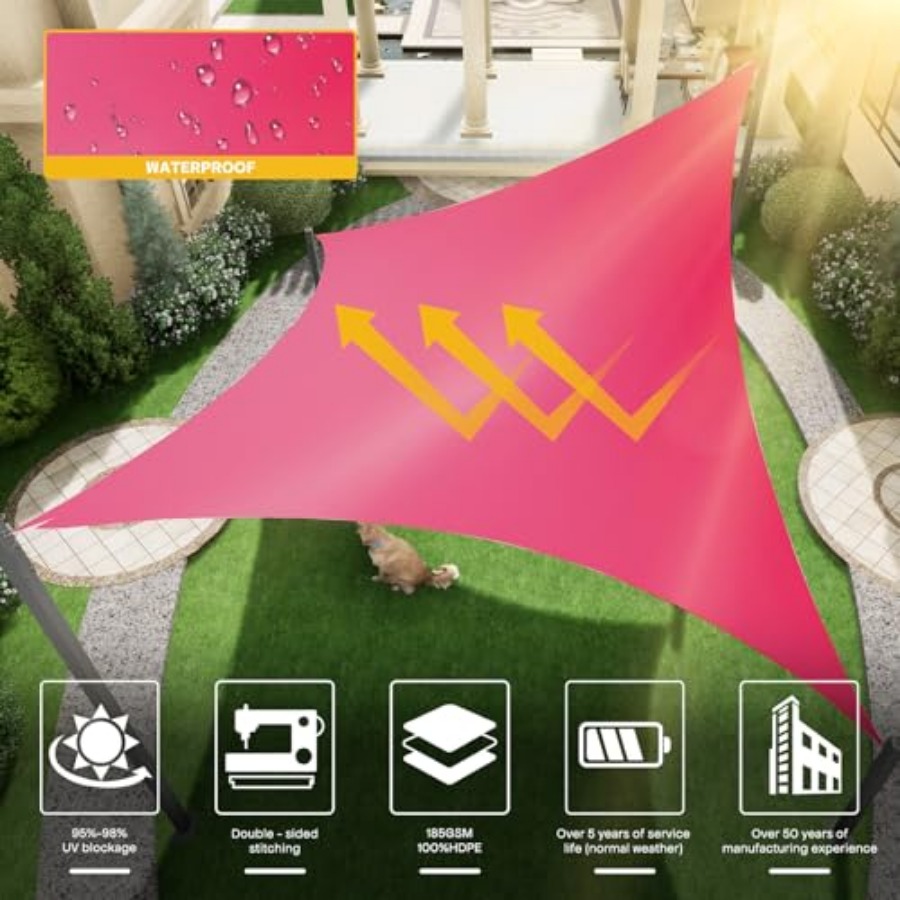 Waterproof Sun Shade Sail, 95% - Sun Sail Shade avis et prix