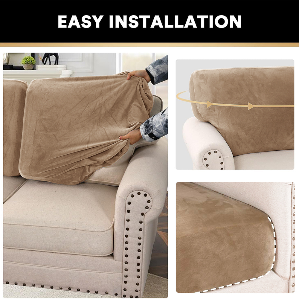 Super Soft Velvet Sofa Cover f - Outdoor Furniture Bali Style avis et prix