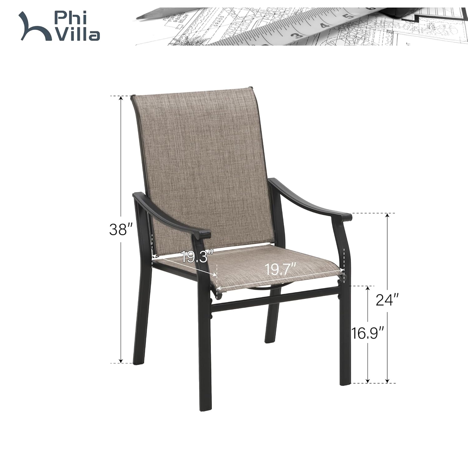 Textilene Metal Outdoor Dining - Outdoor Furniture Quick Dry avis et prix