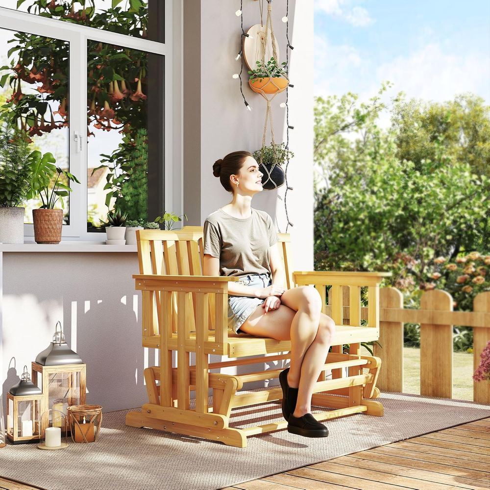 2-Person Outdoor Swing Glider  - Outdoor Furniture Quick Dry avis et prix