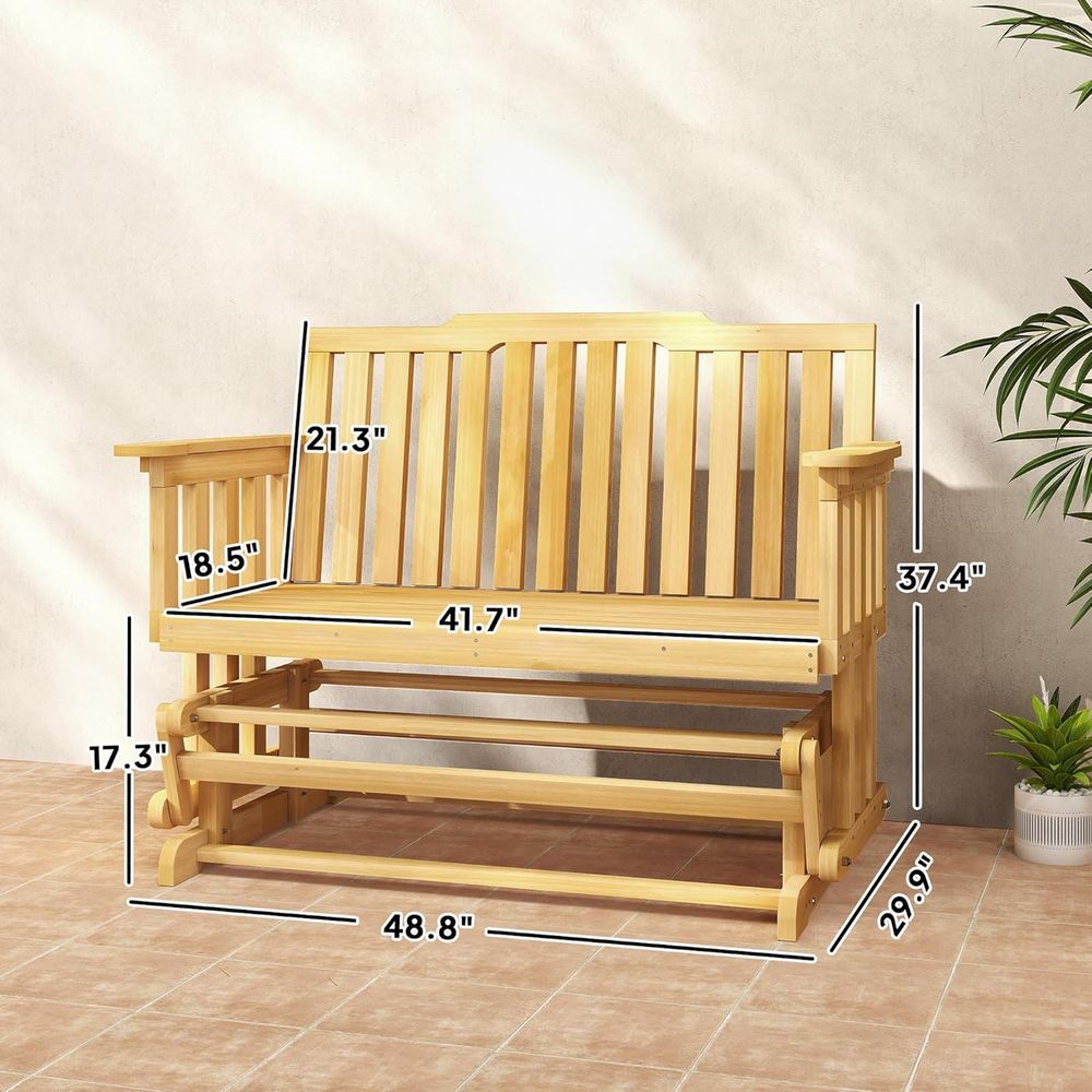 2-Person Outdoor Swing Glider  - Outdoor Furniture Quick Dry avis et prix