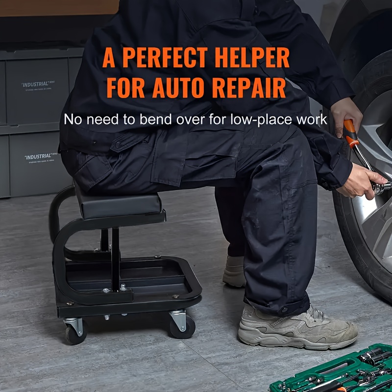 Mechanic chair with tool tray, - Outdoor Furniture Diy avis et prix