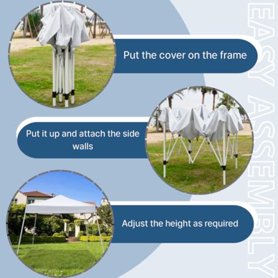 Canopy 10'x10' Pop Up Commerci - Gazebo Pop Up avis et prix