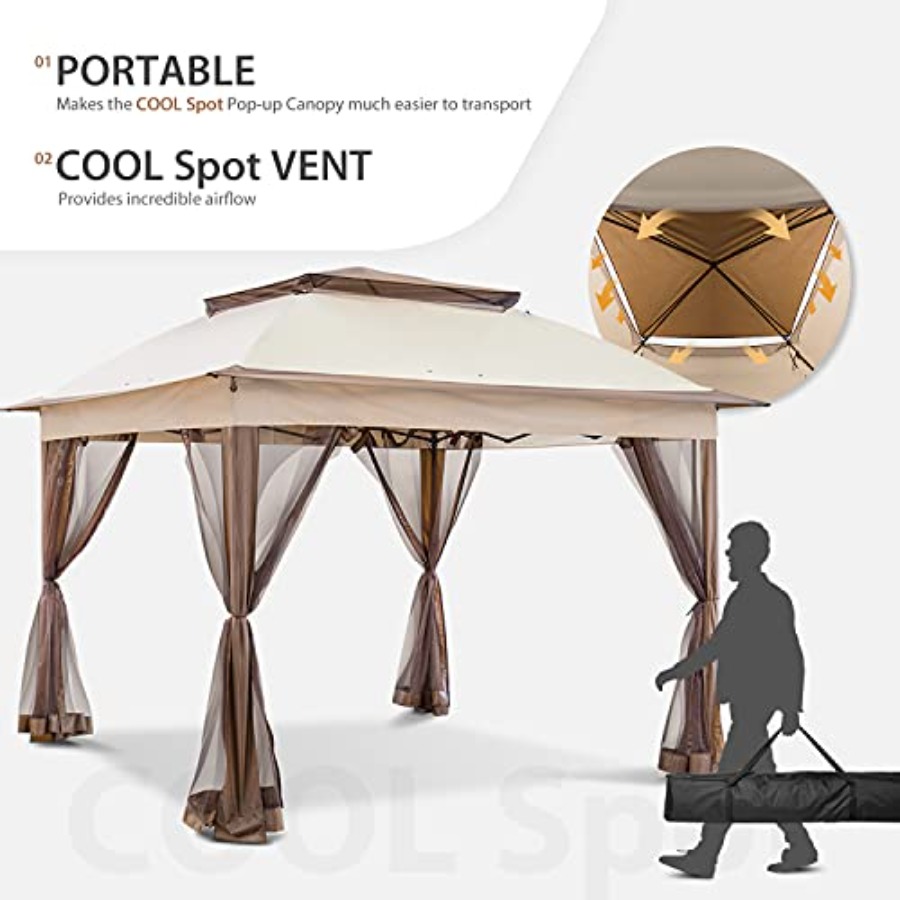 Outdoor pop up gazebo for back - Gazebo Pop Up avis et prix