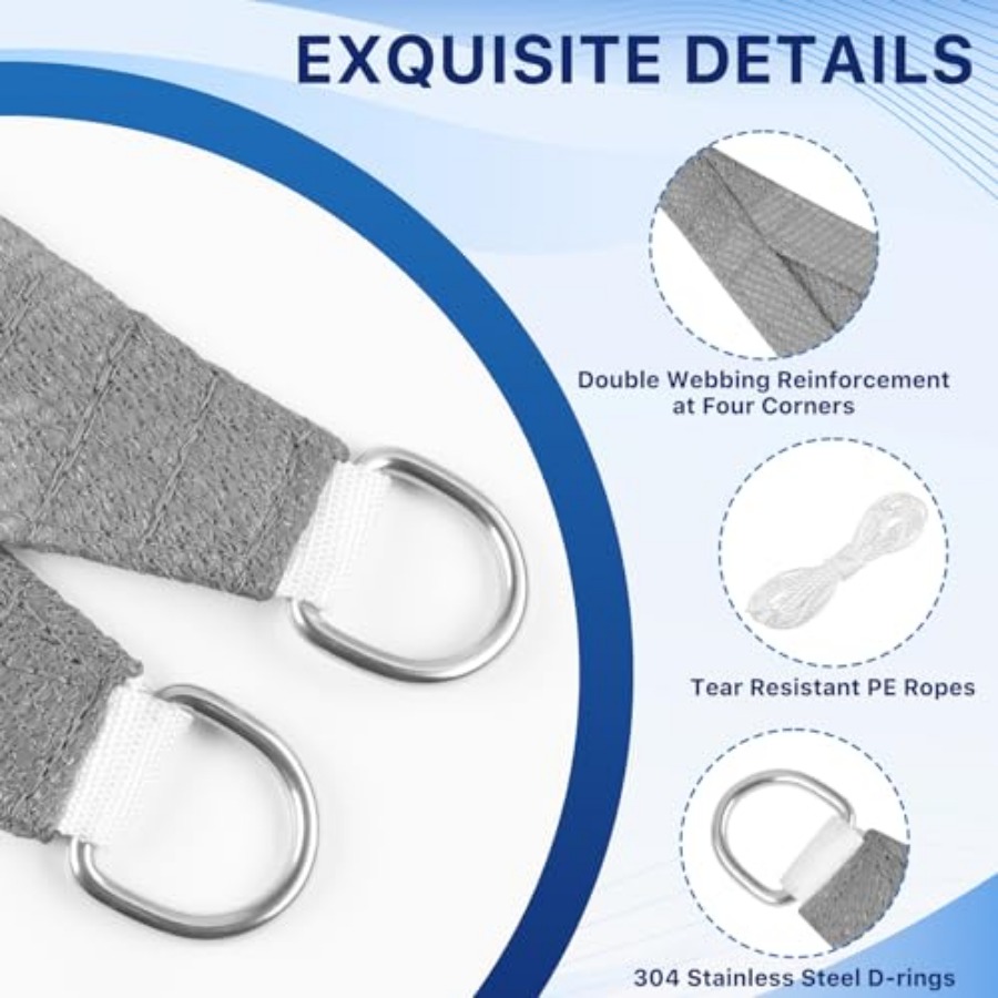 Sun Shade Sail, UV Protection  - Sun Sail Shade avis et prix
