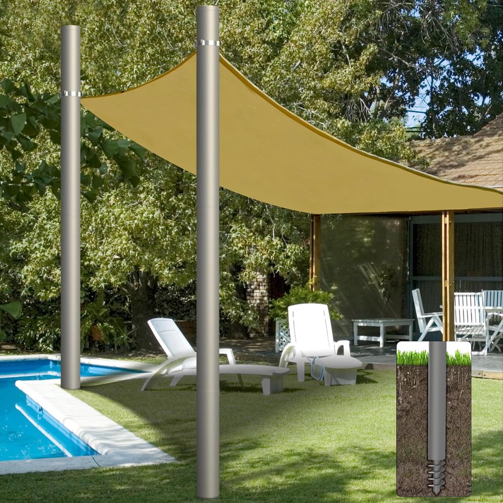 Shade Sail Poles, Heavy Duty S - Sun Sail Shade avis et prix