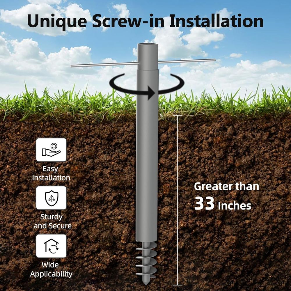 Shade Sail Poles, Heavy Duty S - Sun Sail Shade avis et prix