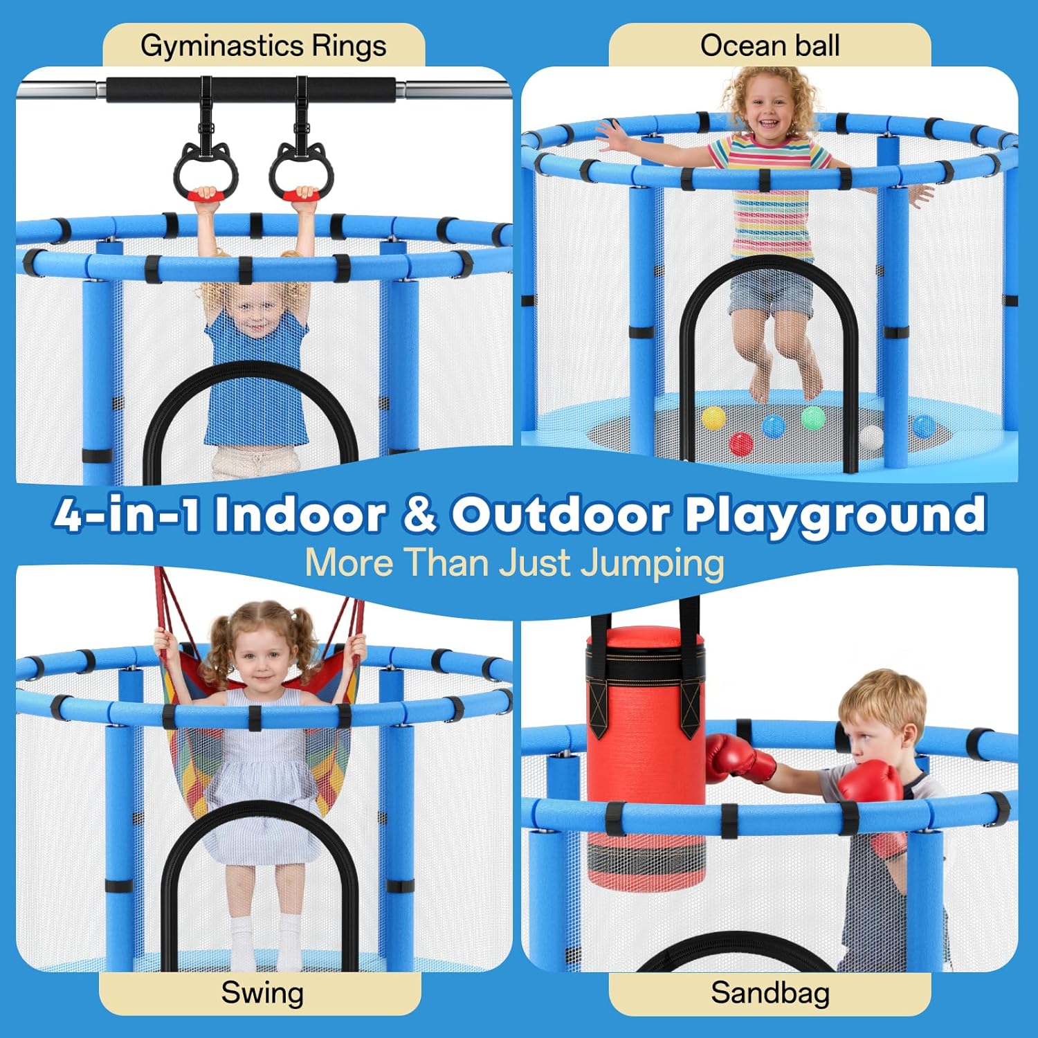 Toddler Trampoline,Trampoline  - Outdoor Furniture In avis et prix