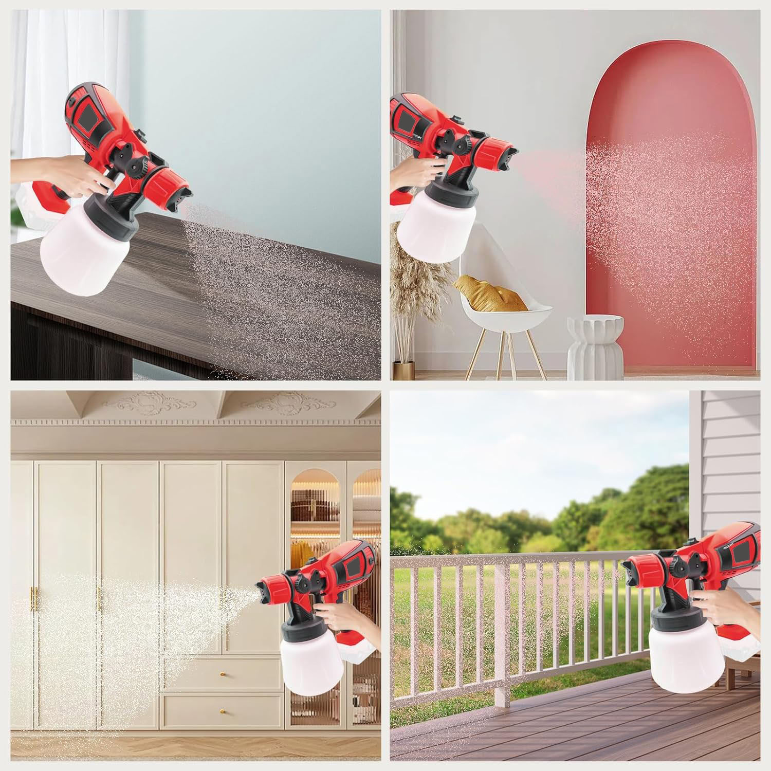 Home DIY Cordless Paint Spraye - Outdoor Furniture Diy avis et prix
