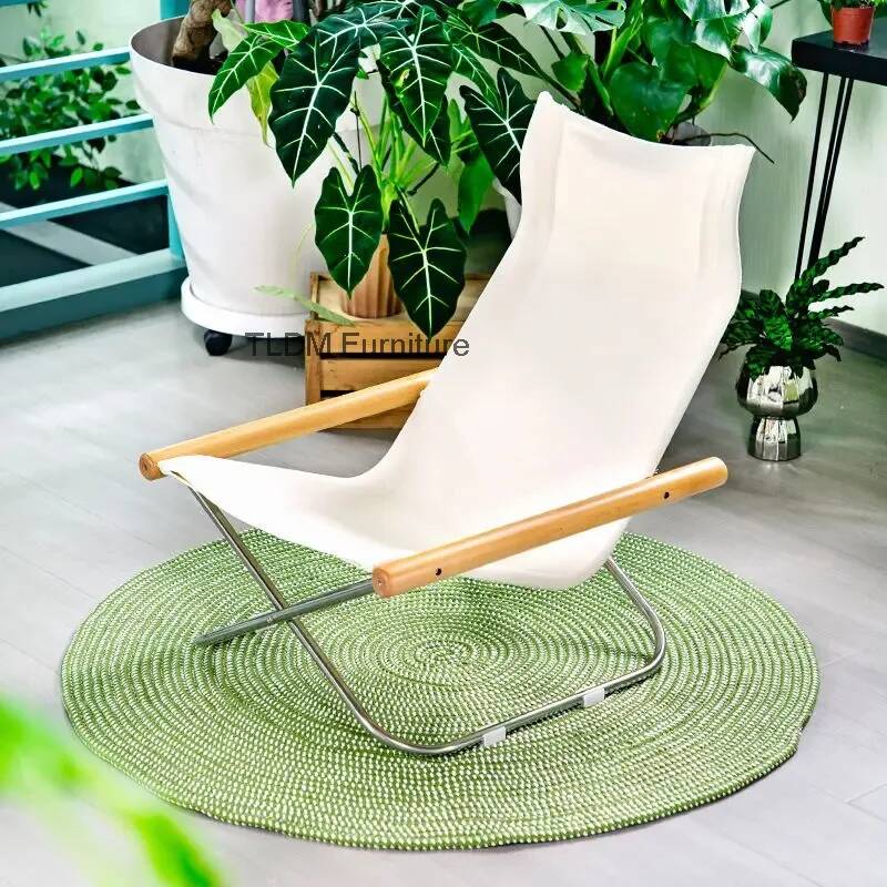 Zero-Setup Folding Canvas Loun - Outdoor Furniture Japanese Style avis et prix