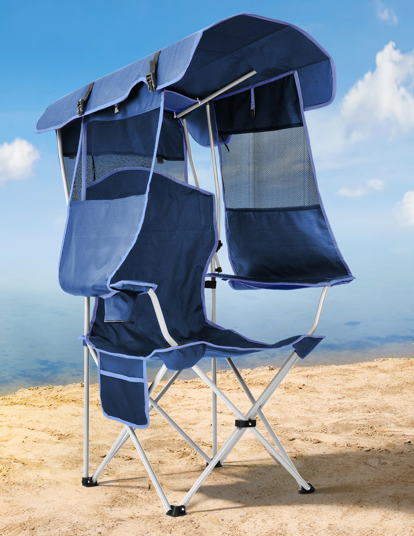 Folding Camping Chair with Sha - Outdoor Furniture Cheap avis et prix