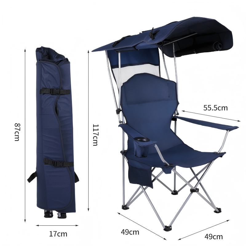 Folding Camping Chair with Sha - Outdoor Furniture Cheap avis et prix