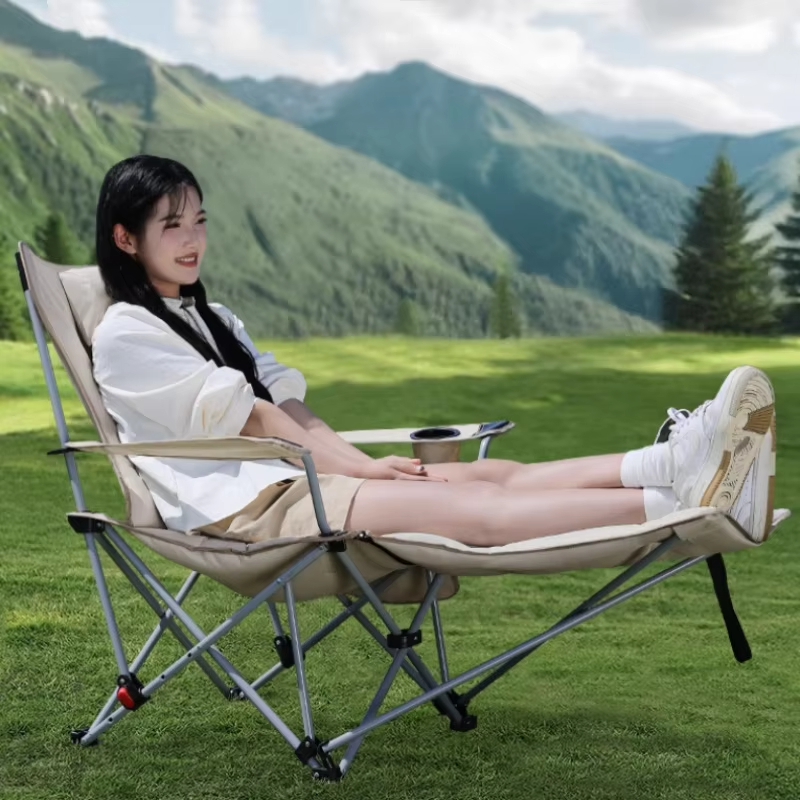 Folding Recliner Portable Camp - Outdoor Furniture Cheap avis et prix