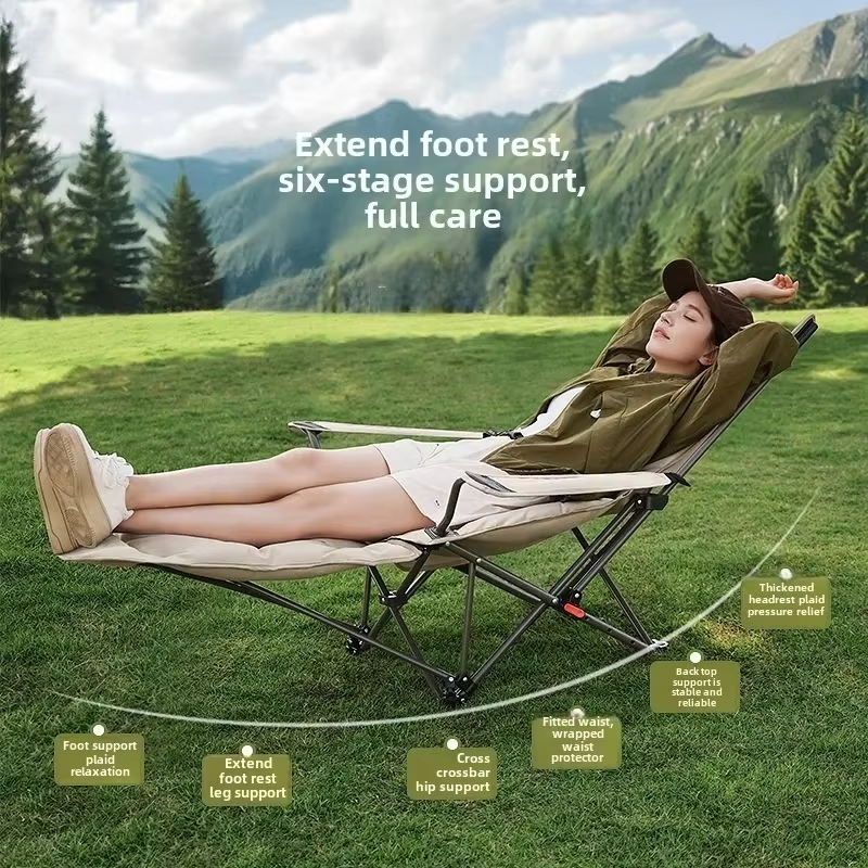 Folding Recliner Portable Camp - Outdoor Furniture Cheap avis et prix