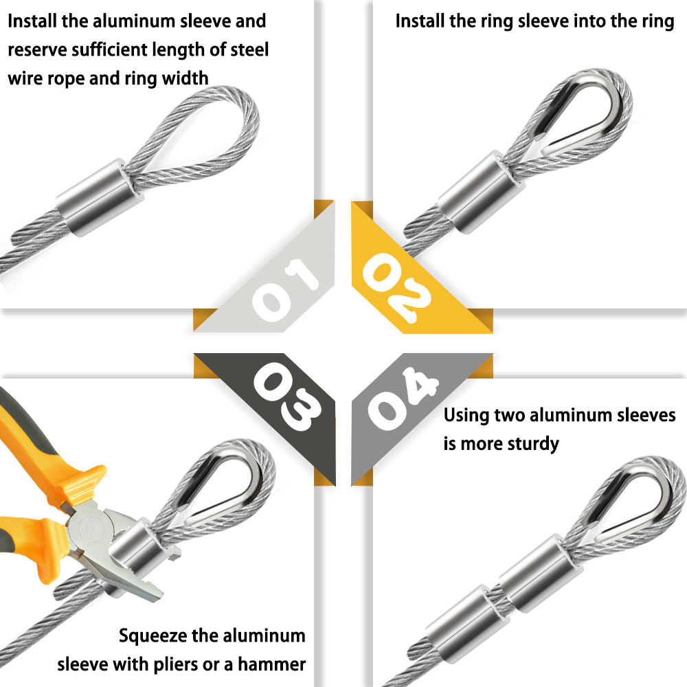 10-25M Steel Wire Rope Stainle - Outdoor Furniture Rope avis et prix