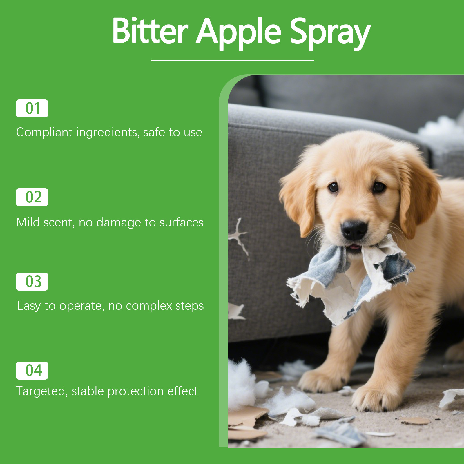 Pet Anti-Chew Spray Non-Toxic  - Outdoor Furniture Quick Dry avis et prix