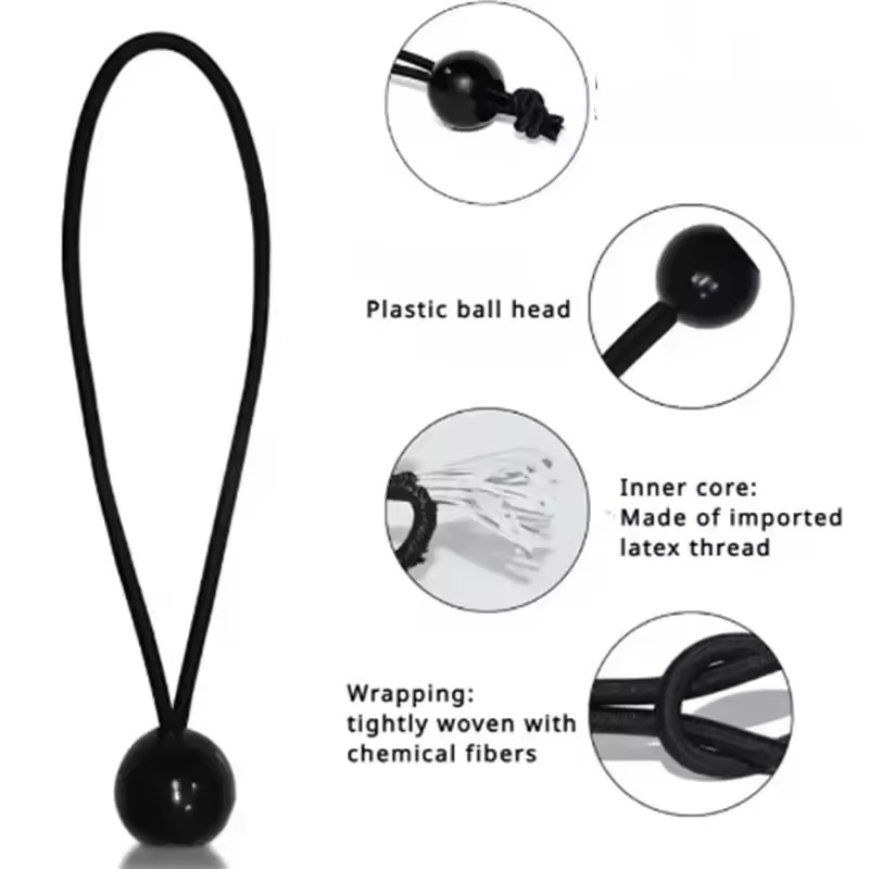 10Pcs Set of Elastic Ball Tent - Outdoor Furniture Rope avis et prix