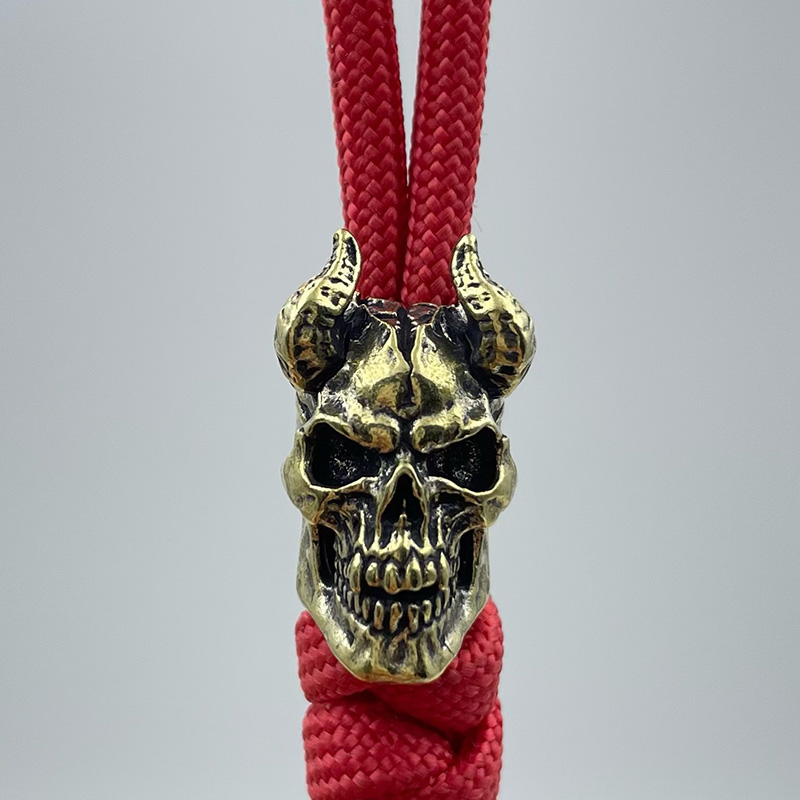 Brass Horned Skull Head Knife  - Outdoor Furniture Diy avis et prix