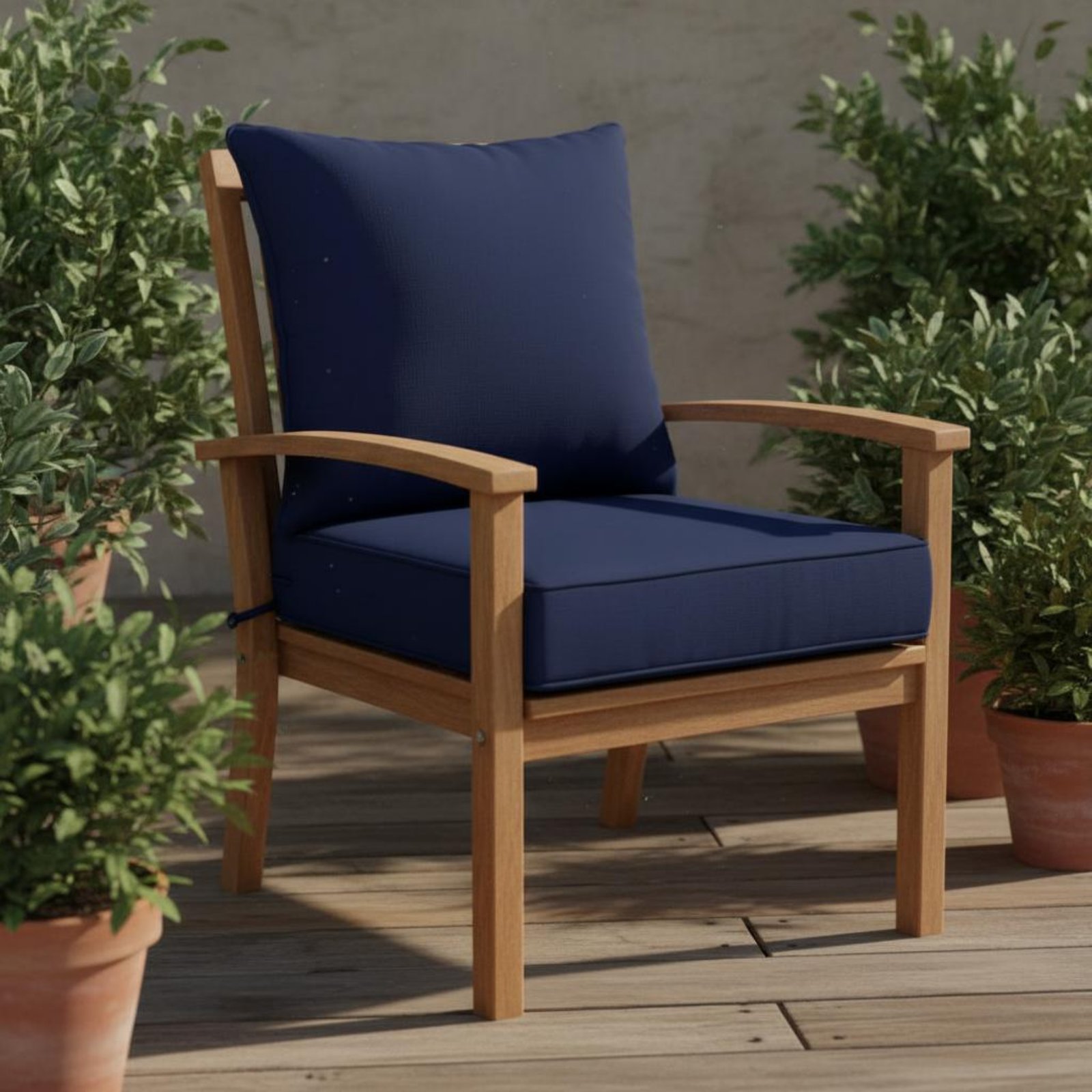 Patio Chair Pad Hidden Closure - Outdoor Furniture In avis et prix