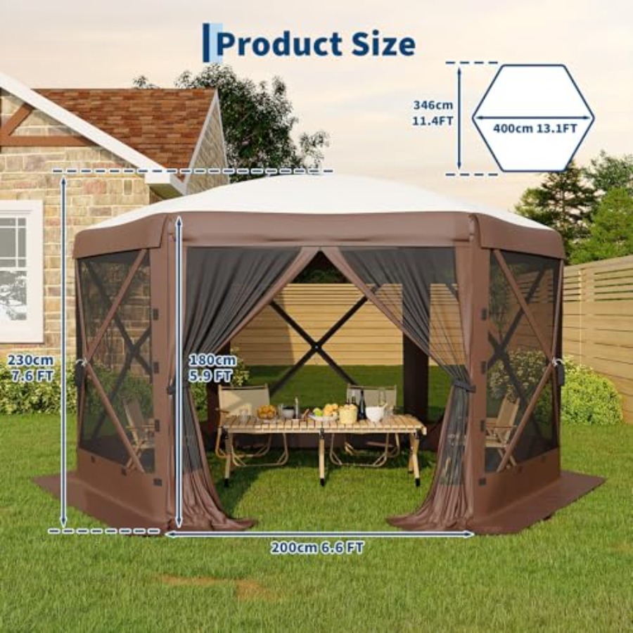 Pop-up Gazebo Screen Tent for  - Gazebo Pop Up avis et prix