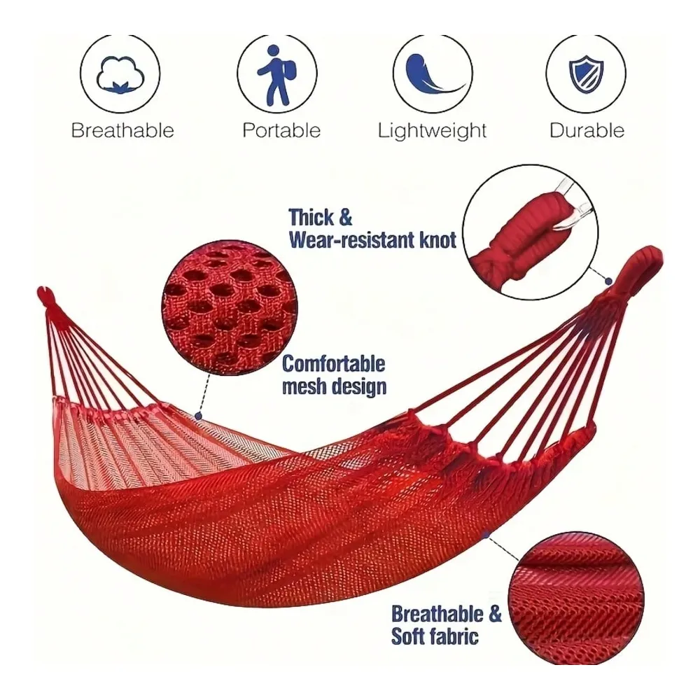 Camping Hammock, Ice Silk Hamm - Outdoor Furniture Quick Dry avis et prix