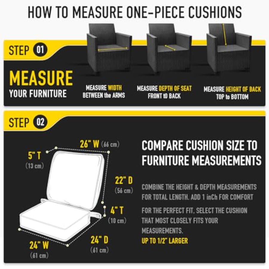 Outdoor Chair Cushions Waterpr - Outdoor Furniture Quick Dry avis et prix